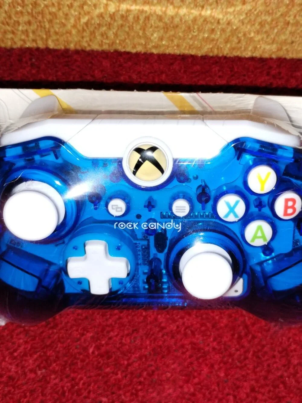Xbox Rock Candy Wired Controller - Translucent Blue, Brand New